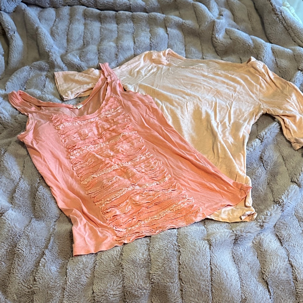 J. Crew Pink and Peach Tops